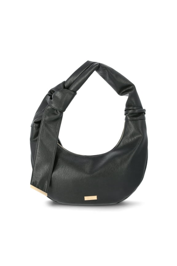 Women's Luna Hobo Bag, Meteorite Black