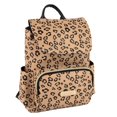 thumbnail image 1 of Jessica Simpson Mini Drawstring Magnetic Flap Backpack for Women, Commuting & Travel in Cheetah, 1 of 8
