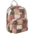 thumbnail image 1 of Jessica Simpson Mini Plush Checkered Backpack for Women for Going Out, Work, Commuting & Traveling in Poptart Checkered Plush, 1 of 6