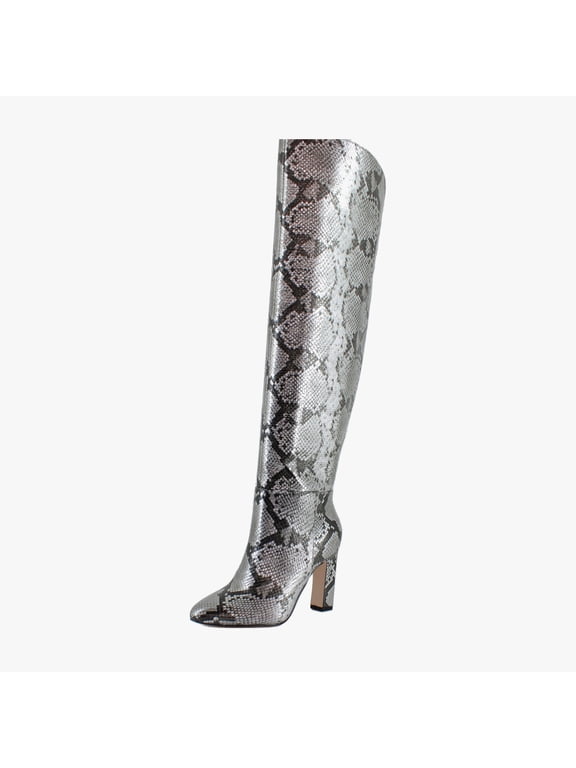 Mistia Women's Boots Chrome Snake Size 5 M