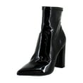 thumbnail image 1 of Jessica Simpson Narelle Women's Boots Black Patent Size 7.5 M, 1 of 8