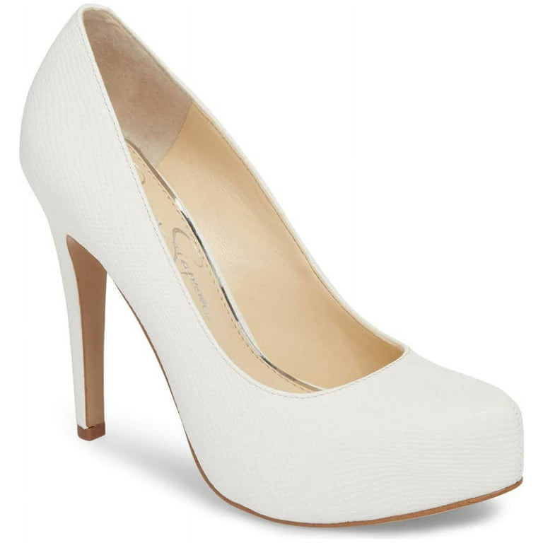 Jessica simpson white pumps outlet
