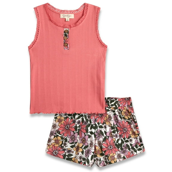 Jessica Simpson Pattern Short Set, Size 4-12