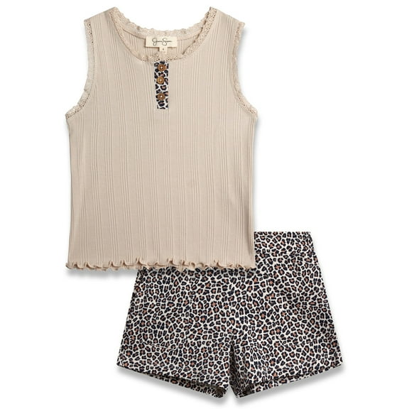 Jessica Simpson Pattern Short Set, Size 4-12