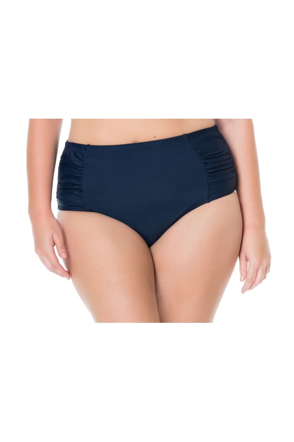 Plus Desert Fringe High Waisted Bottom-3X-JS15_navy