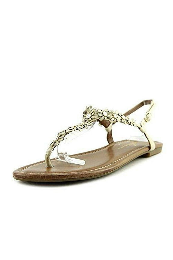 Riel Women US 7.5 Gold Thong Sandal