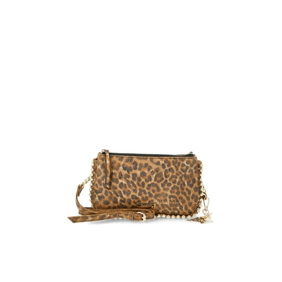 Jessica Simpson Women’s Roxie Crossbody Bag, Leopard