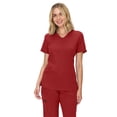 thumbnail image 1 of Jessica Simpson Scrubs Women's Premium 4-Pocket V-Neck Scrub Top, Fashion Medical Scrub Shirt, Available in 14 Colors, 1 of 5