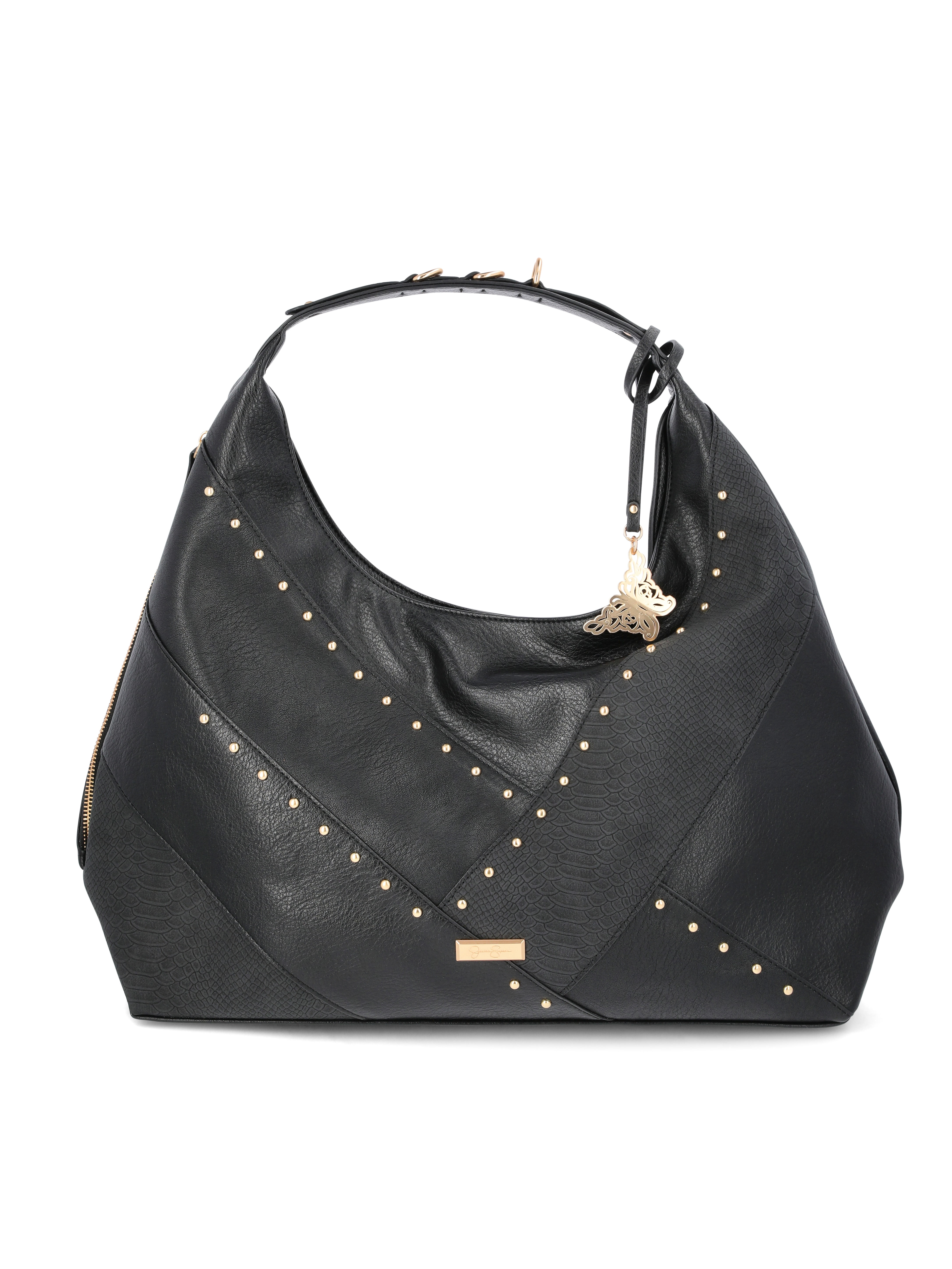 Jessica Simpson Women’s Taylor Hobo Bag, Meteorite Black