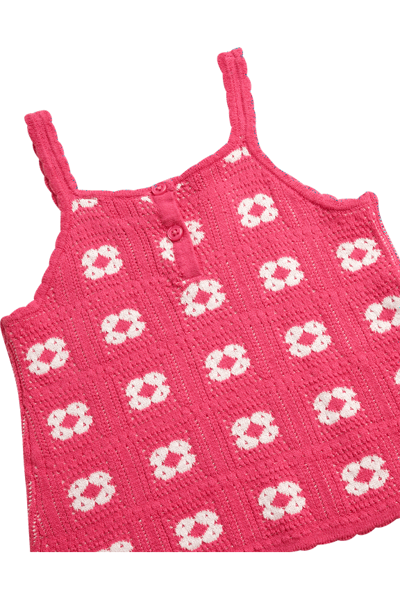 Toddler Girls' Crochet Shorts Set, Sizes 12-24M