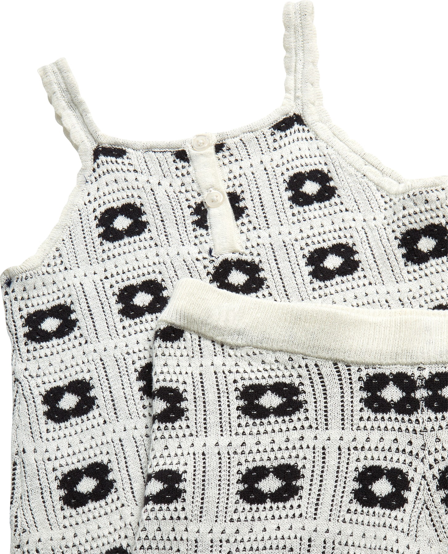 Jessica Simpson Toddler Girls' Crochet Shorts Set, Sizes 12-24M