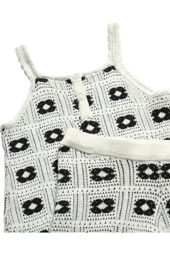 Toddler Girls' Crochet Shorts Set, Sizes 12-24M