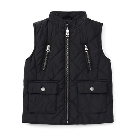 Jessica Simpson Toddler Girls Quilted Barn Vest, Lightweight, Sizes 2T-5T