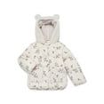 thumbnail image 1 of Jessica Simpson Toddler Girls' Quilted Puffer with Teddy-Bear Ear Hood, Sizes 2T-5T, 1 of 3