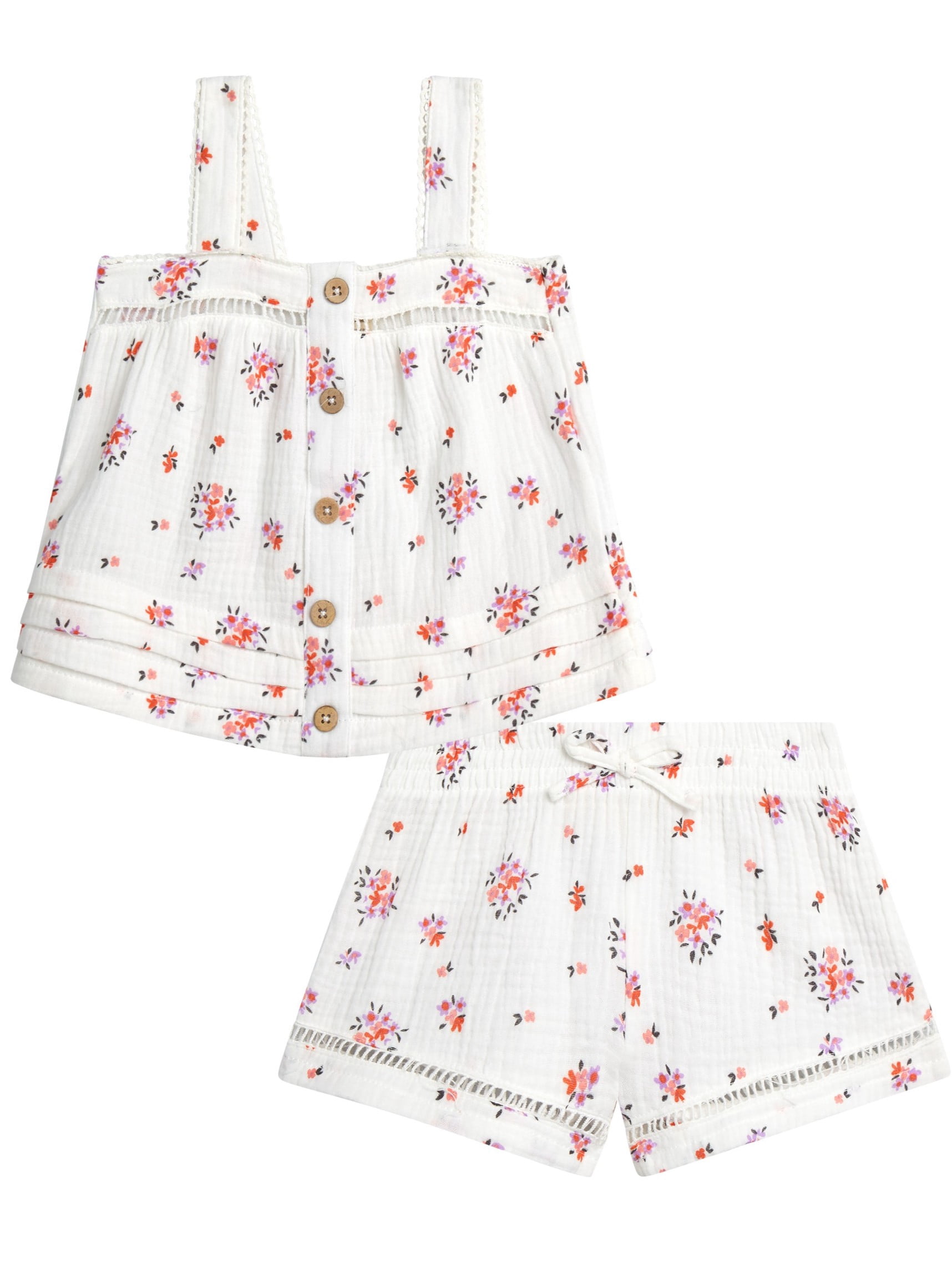 Jessica Simpson Toddler Girls' Shorts Set, Sizes 12-24M