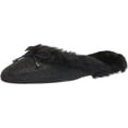 thumbnail image 1 of Jessica Simpson Tracee2 Cozy Slip On House Hotel Flat Slippers Black Rhinestone (BLACK, 8), 1 of 7