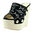 thumbnail image 1 of Jessica Simpson Vadim Women's Sandals Black Size 7 M, 1 of 8