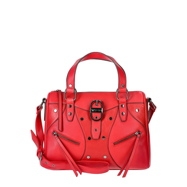 Jessica Simpson Woman s Courtney Satchel Handbag Tango Red Walmart