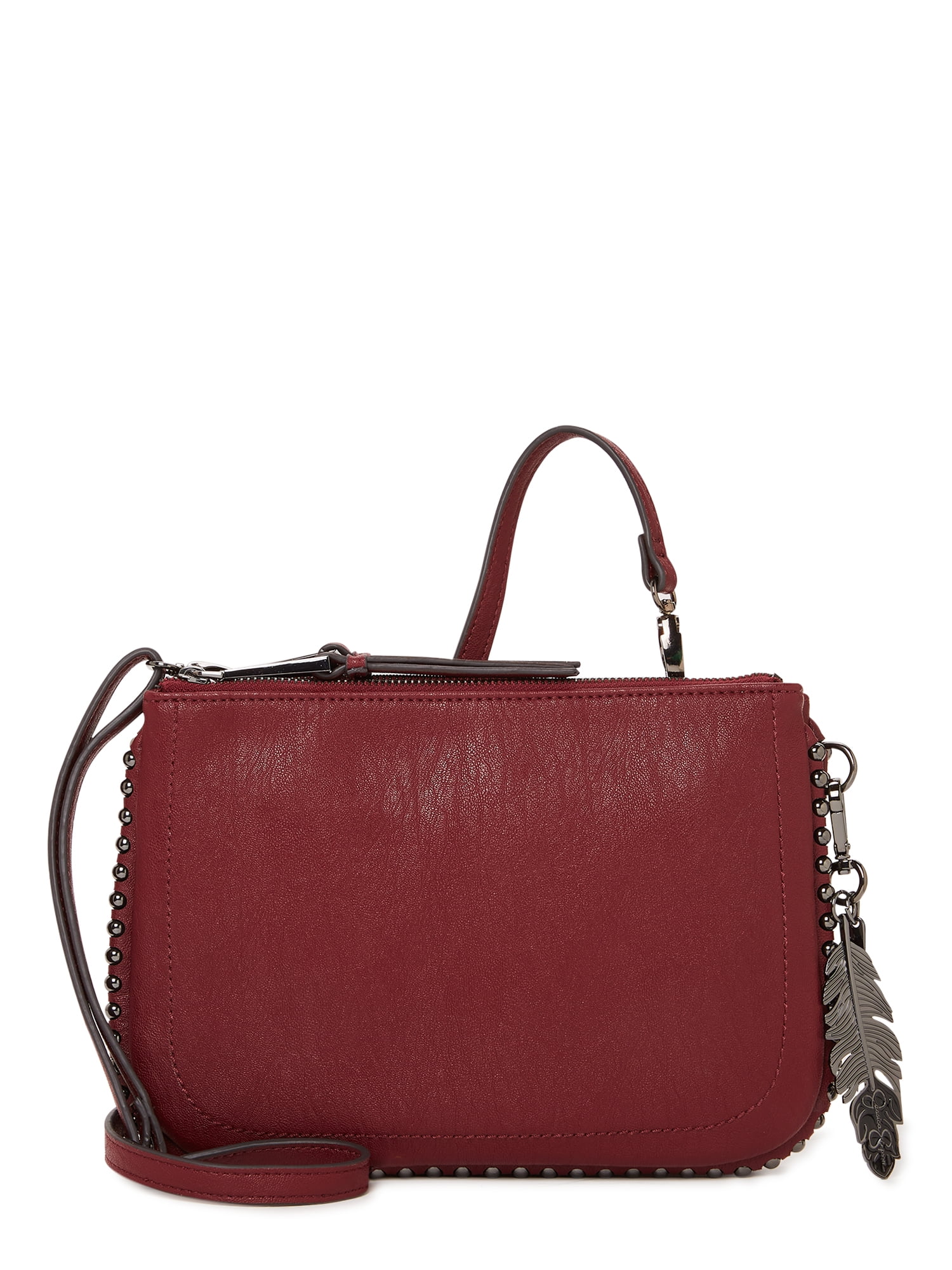 Jessica Simpson Women's Adult Camille Crossbody Bag Port Red 