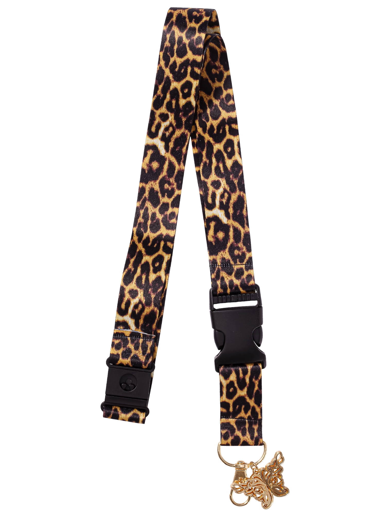Jessica Simpson Women's Animal Print Detachable Lanyard