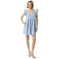 thumbnail image 1 of Jessica Simpson Women's Baby Doll V Neck Dress, 1 of 4