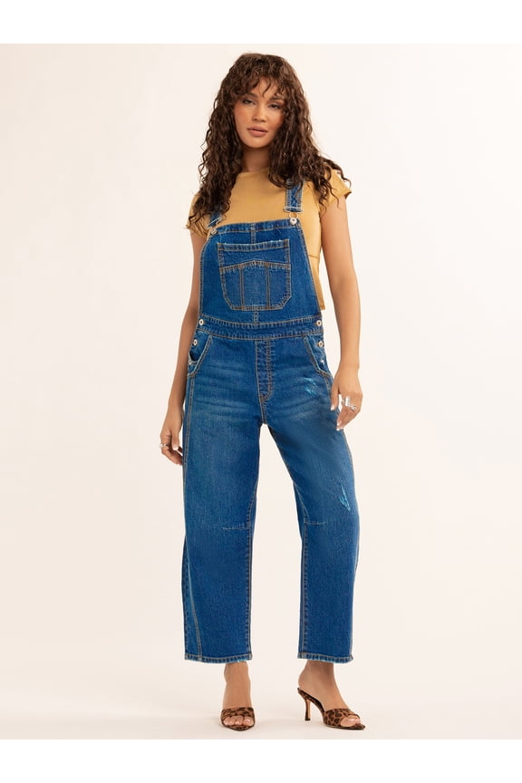Women's Overall Barrel Leg, Sizes XS-XL