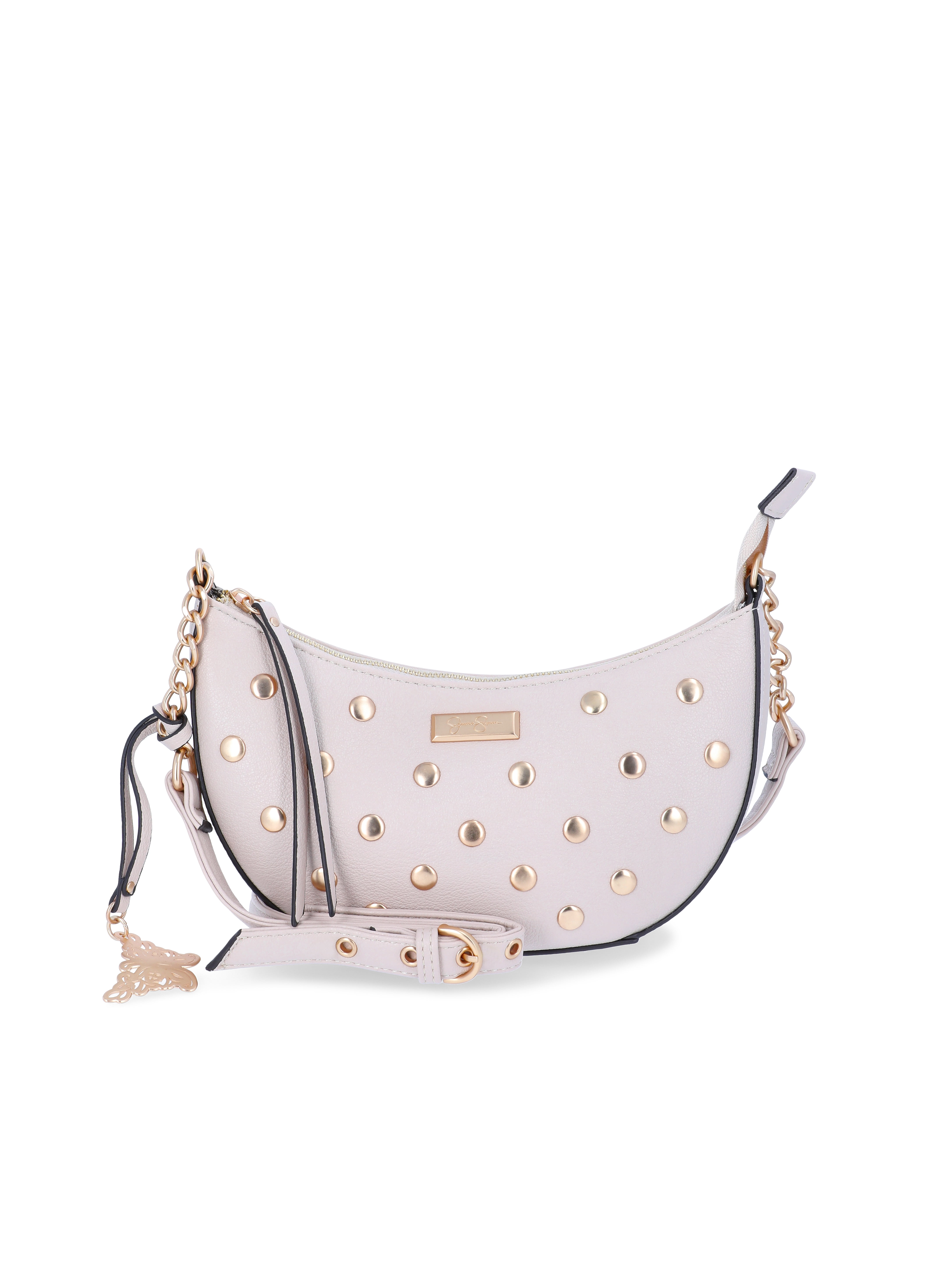 Jessica Simpson Women's Blanche Studded Crossbody Handbag, Sandstone