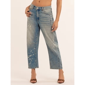 Jessica Simpson Women's and Women's Plus Cherry Barrel 5 Pocket Jeans, Sizes 2-24W