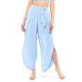 thumbnail image 1 of Jessica Simpson Women's Contemporary Basic Solid Tie Waist Beach Pant Swimsuit, 1 of 2