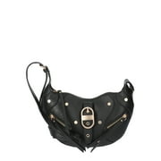 JESSICA SIMPSON Women's Courtney Faux Leather Crossbody Handbag, Meteorite