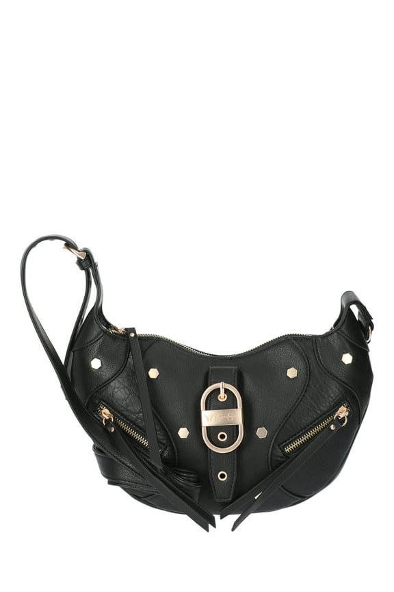 Women's Courtney Faux Leather Crossbody Handbag, Meteorite
