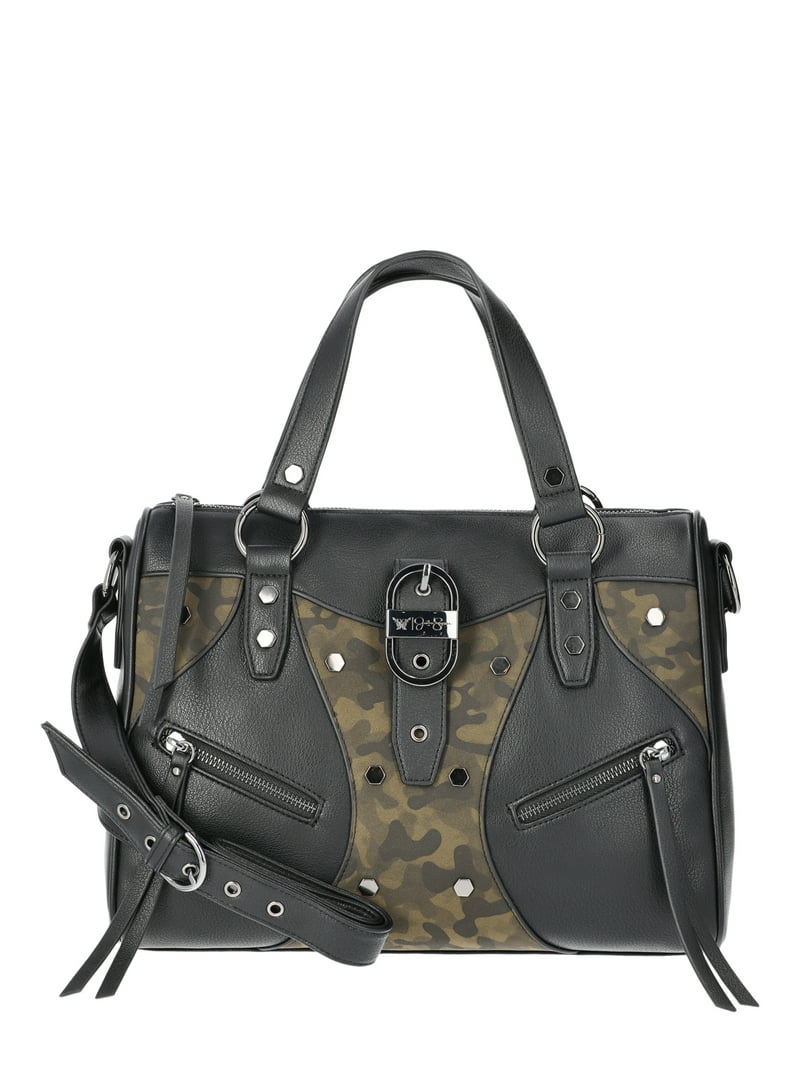 Jessica Simpson Women's Courtney Satchel Handbag, Meteorite and