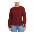 thumbnail image 1 of Jessica Simpson Women's Crewneck Sweater (Red, XL), 1 of 5
