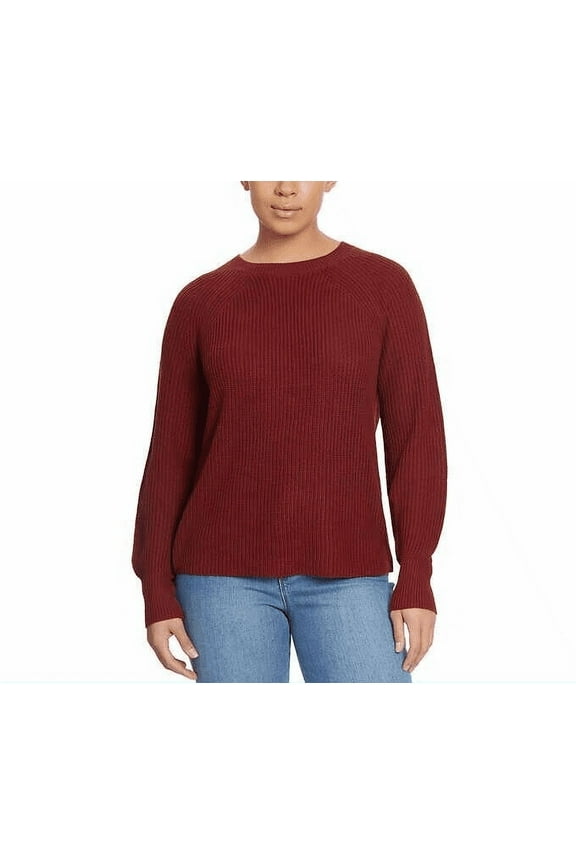 Women's Crewneck Sweater (Red, XL)
