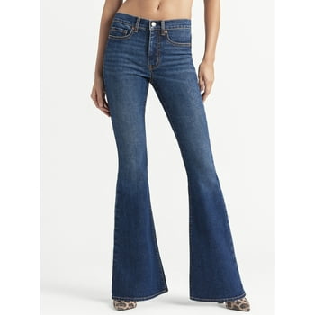 Jessica Simpson Women's and Women's Plus Daisy Fitted Flare Jeans, Sizes 2-26W
