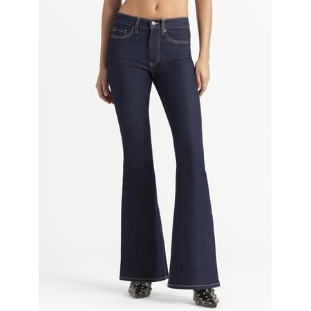 Jessica Simpson Women's and Women's Plus Daisy Fitted Flare Jeans, 30.5", 32.5", and 34.5" Inseams, Sizes 2-26W