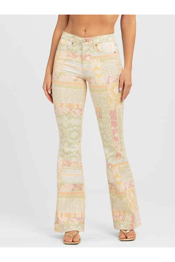 Women's and Women's Plus Daisy Fitted Flare Jeans, 30.5", 32.5", and 34.5" Inseams, Sizes 2-26W