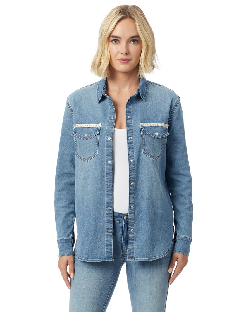 Jessica Simpson - - Jessica Simpson Women's Plus Size Denim Jumpsuit