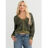 Jessica Simpson Women's Dionne Eyelash Cardigan Sw