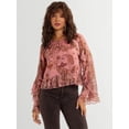 thumbnail image 1 of Jessica Simpson Women's Ella Ruffle Top, Sizes XS-XL, 1 of 6