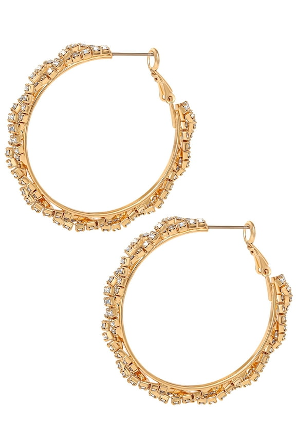 Women's Fashion Metal Spiral Hoop Earring