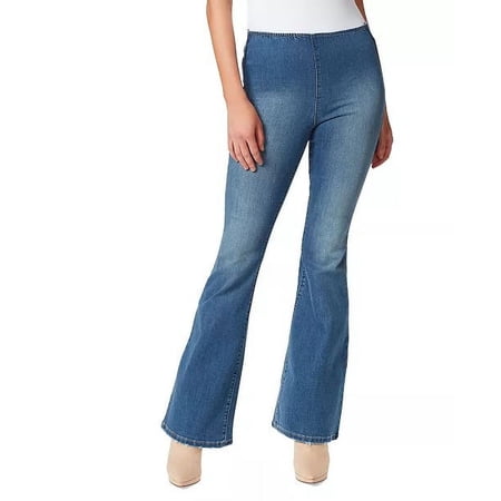 Jessica Simpson Women's Flare High Rise Pull On Jeans