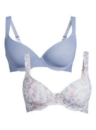 URMAGIC Floral Full Coverage Underwire Bras T-shirt Bra for Women,36-42,C-F  Cup 