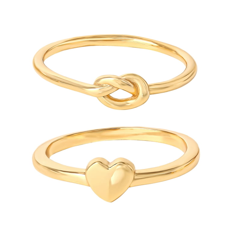 Sterling silver gold plated heart ring Sterling silver gold plated heart ring