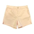 thumbnail image 1 of Jessica Simpson Women's High Rise Relaxed Fit Side Slit Short, Pink Dogwood, 1 of 2