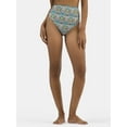 thumbnail image 1 of Jessica Simpson Women's Print High Waist Bikini Swim Bottoms, Sizes XS-XXL, 1 of 5
