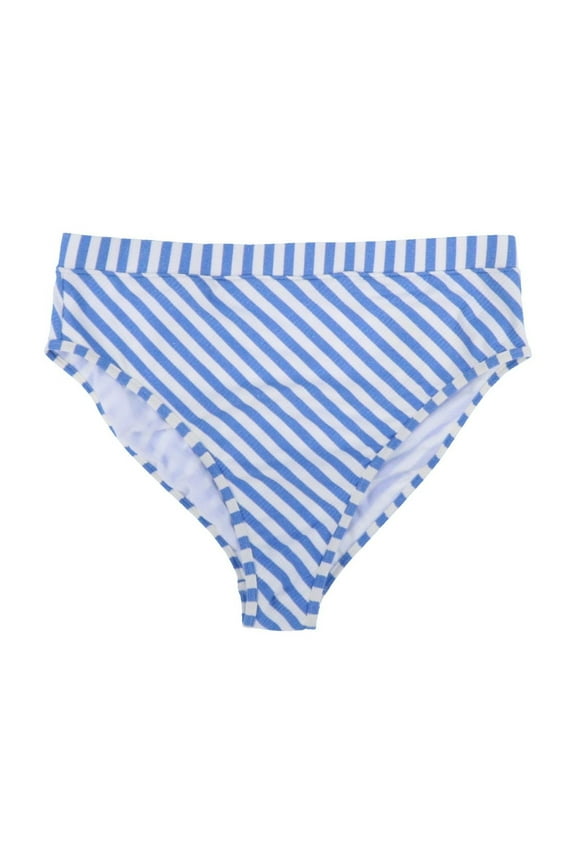 Women's High-Waisted Swim Bottoms Stripe XL