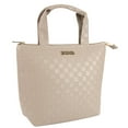 thumbnail image 1 of Jessica Simpson Women's Insulated Reusable Cooler Lunch Bag Tote for Work, School, Travel, Commute, Recreation, Beach and Picnic in Beige, 1 of 6