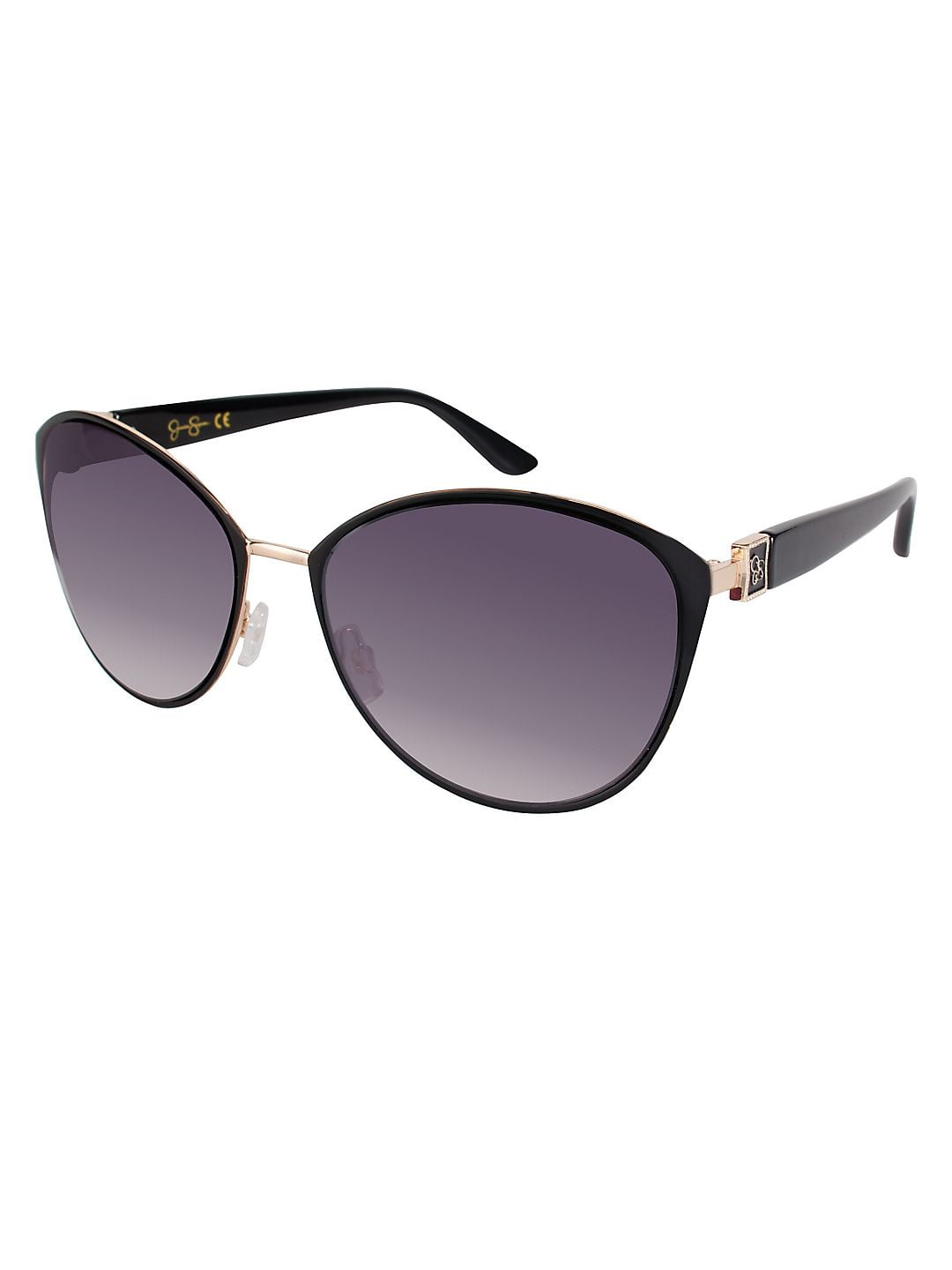 New Jessica Simpson Sunglasses J5009 Oversized Geometric Sunglasses in White – Jessica Simpson main image 2