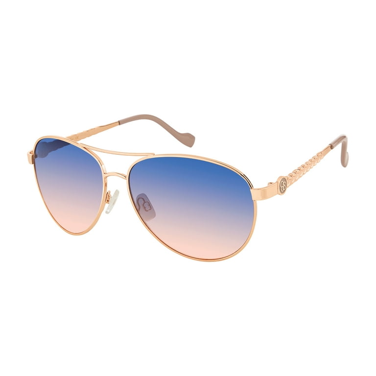 Jessica simpson white aviator sunglasses sale